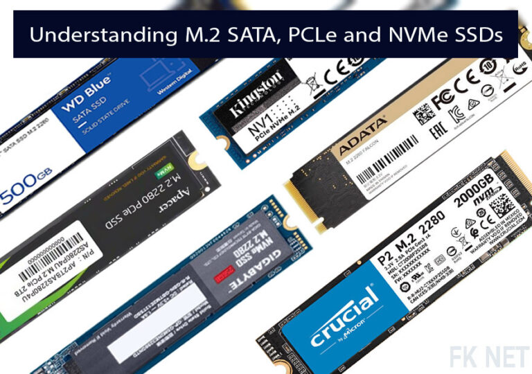انواع حافظه های M.2 SSD NVMeSATA-FKnet