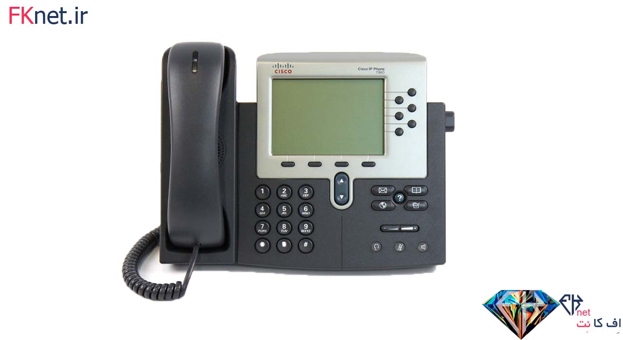 مشخصات ، خرید ، قیمت تلفن تحت شبکه (ویپ) سیسکو Cisco Ip Phone 7960G